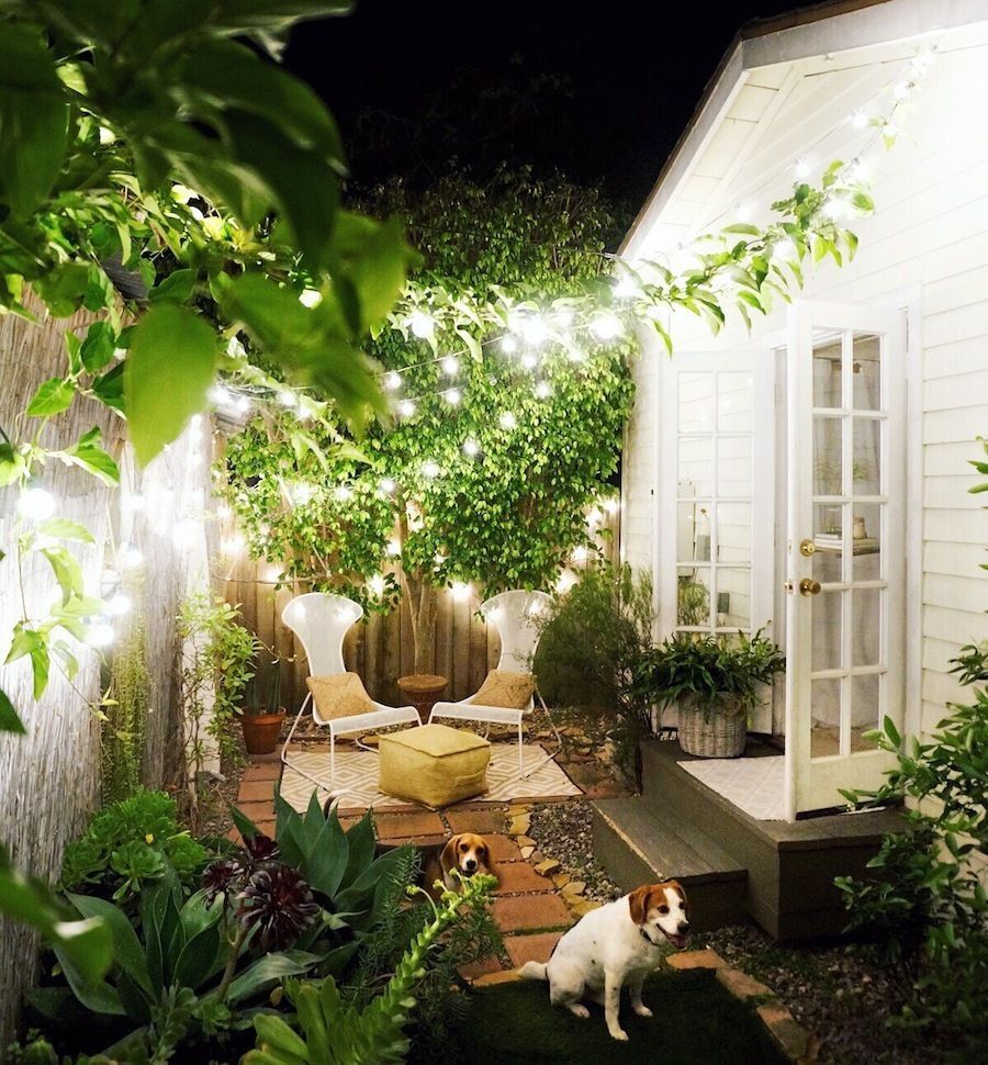 A Cottage Small on Space, and Big on Design Savvy -   24 small courtyard garden
 ideas