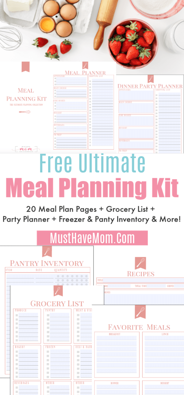 Free Printable Meal Planning Kit + Clean Eating Challenge! -   25 diet challenge free printable
 ideas