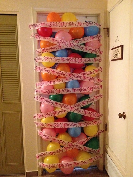 DIY Birthday Balloon Avalanche -   25 diy birthday ribbon
 ideas