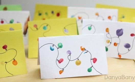 10 Easy Christmas Cards for Toddlers to Make -   25 diy for toddlers
 ideas
