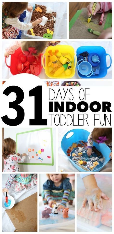 31 Days of Indoor Activities for Toddlers -   25 diy for toddlers
 ideas