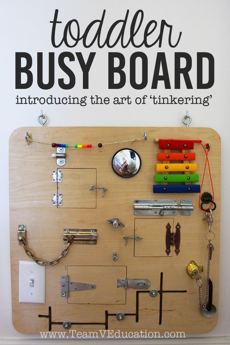 Win Parenting with the Ultimate DIY Busy Board -   25 diy for toddlers
 ideas