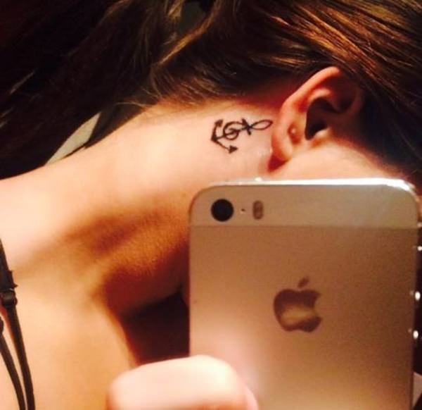110 Awesome Music Tattoo Collection for Everyone -   25 little anchor tattoo
 ideas