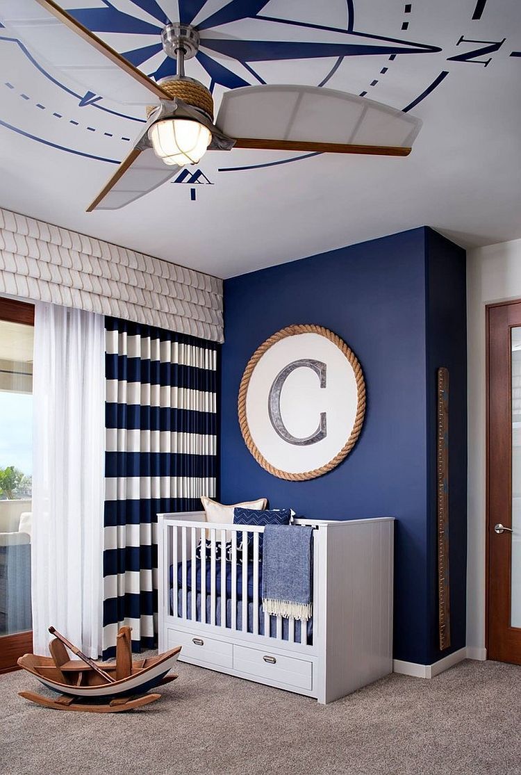 10 Ways to Embrace Sun, Sand and Sea in the Modern Nursery -   25 nautical decor nursery
 ideas