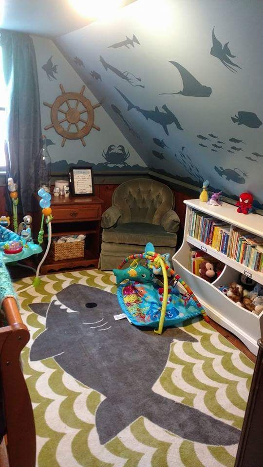 Ocean Room -   25 nautical decor nursery
 ideas
