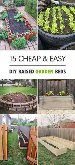 15 Cheap & Easy DIY Raised Garden Beds -   25 stone garden beds
 ideas