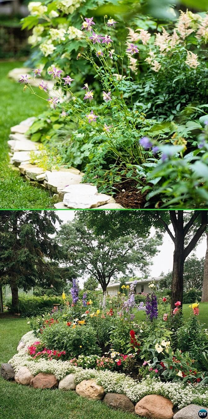 Creative Garden Bed Edging Ideas Projects Instructions -   25 stone garden beds
 ideas