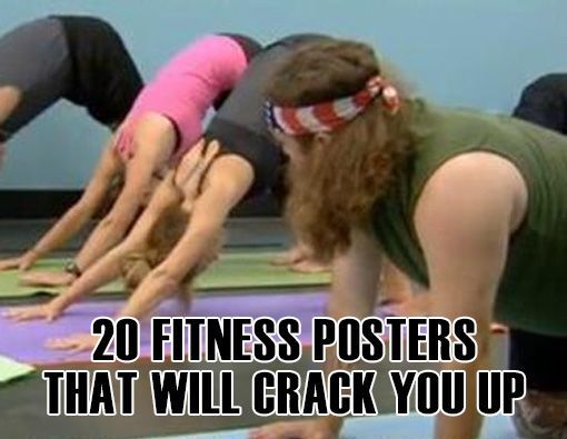 20 Posters On Fitness That Will Crack You Up -   8 fitness funny internet
 ideas