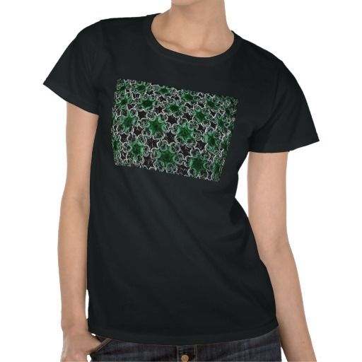 Green and white digital flowers T-Shirt | Zazzle.com -   8 fitness funny internet
 ideas