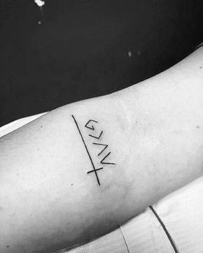 50 God Is Greater Than The Highs And Lows Tattoo Designs For Men -   10 delicate cross tattoo
 ideas