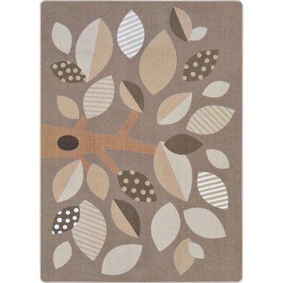 Zoomie Kids Altman Shady Grove Brown Area Rug -   11 neutral classroom decor
 ideas