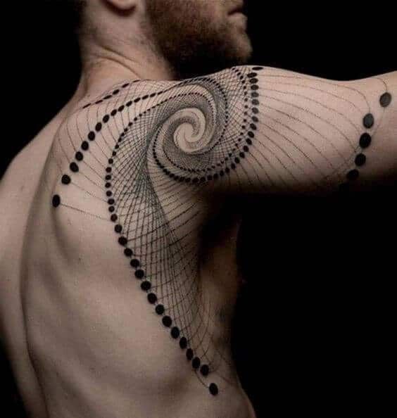 Geometric Tattoos for Men -   12 geometric tattoo men
 ideas