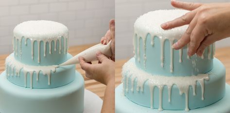 How-To Make a Three-Tier Frozen Birthday Cake -   13 cake decor frozen
 ideas