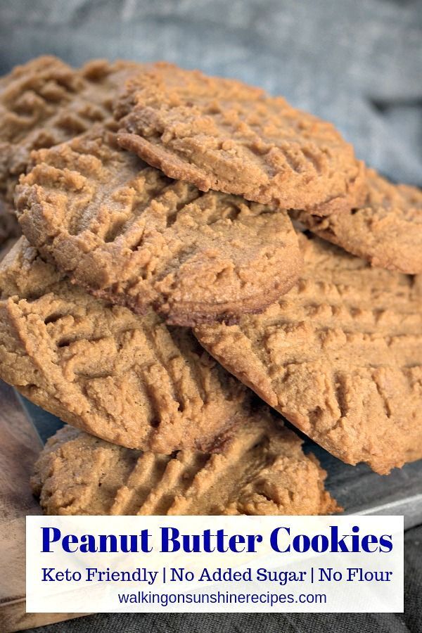 Sugarless and Flourless Peanut Butter Cookies -   13 no sugar no flour
 ideas