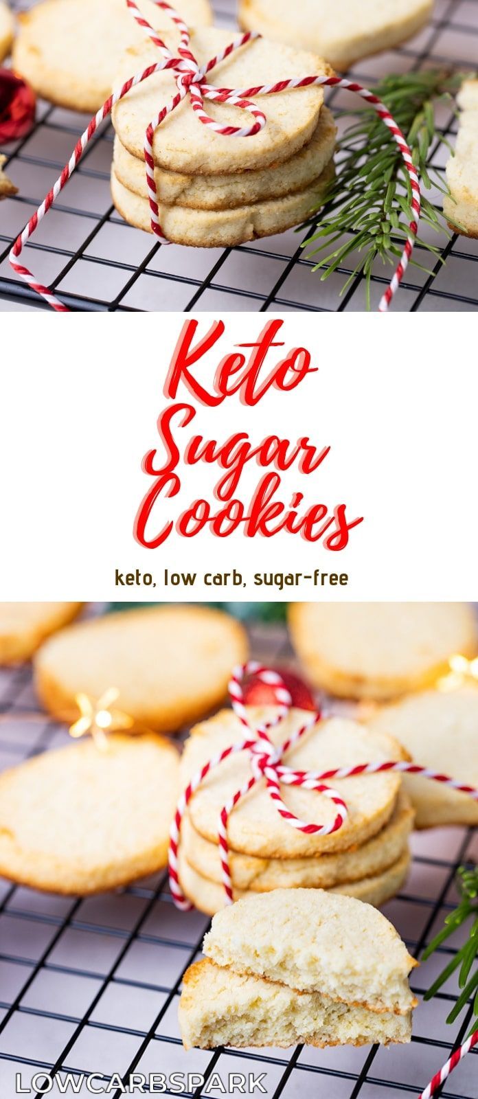 Keto Sugar Cookies - Low-Carb & Sugar-Free -   13 no sugar no flour
 ideas