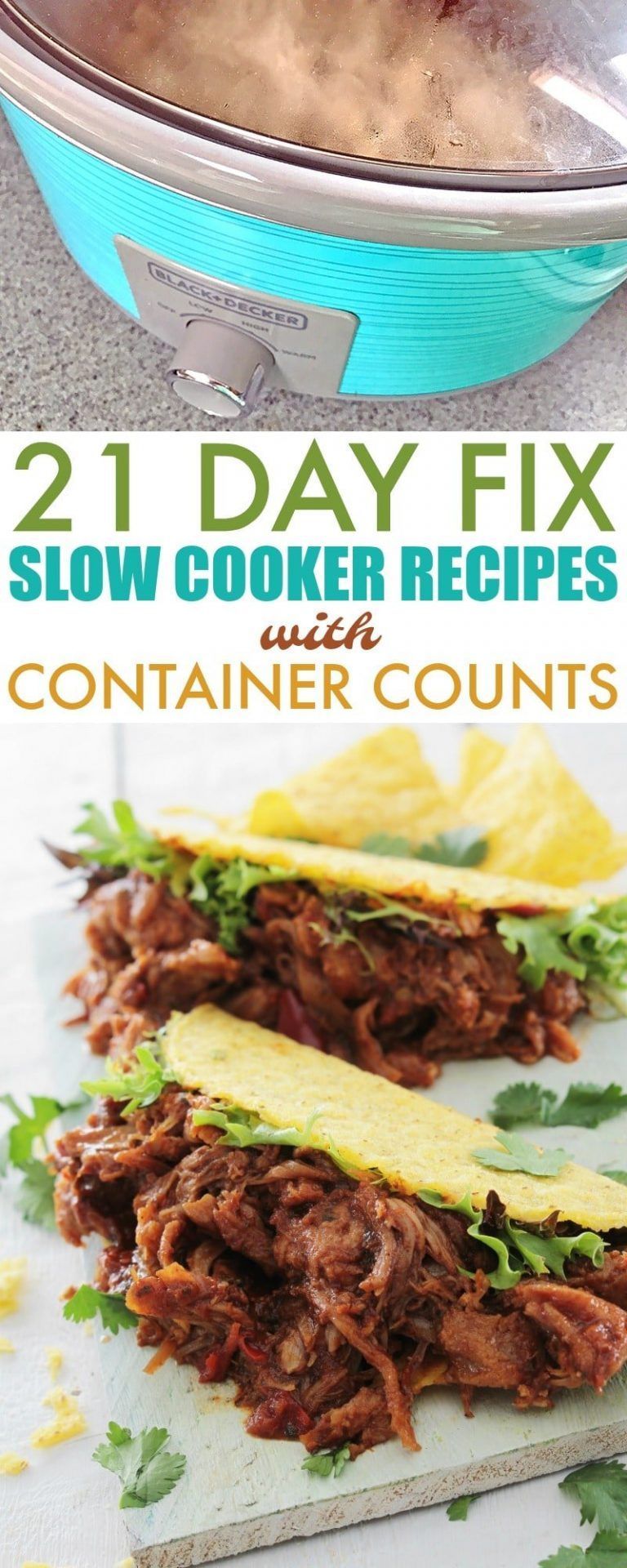 21 Day Fix Recipes: 21 Day Fix Slow Cooker Recipes -   14 21 day
 ideas