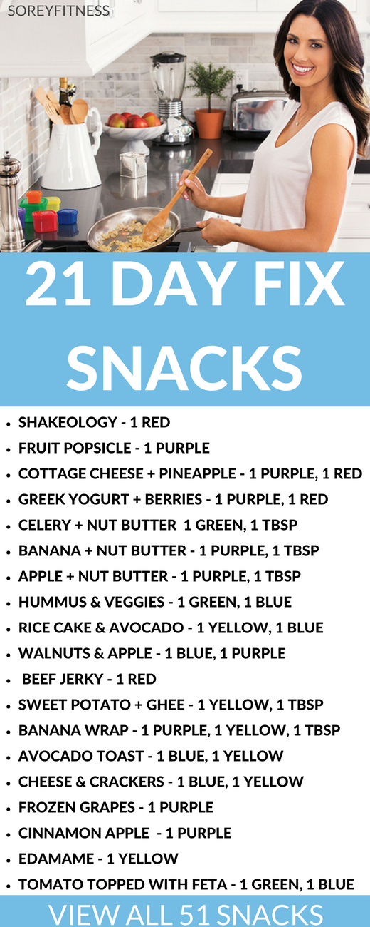 21 Day Fix Snacks - 51 Quick and Yummy Ideas -   14 21 day
 ideas