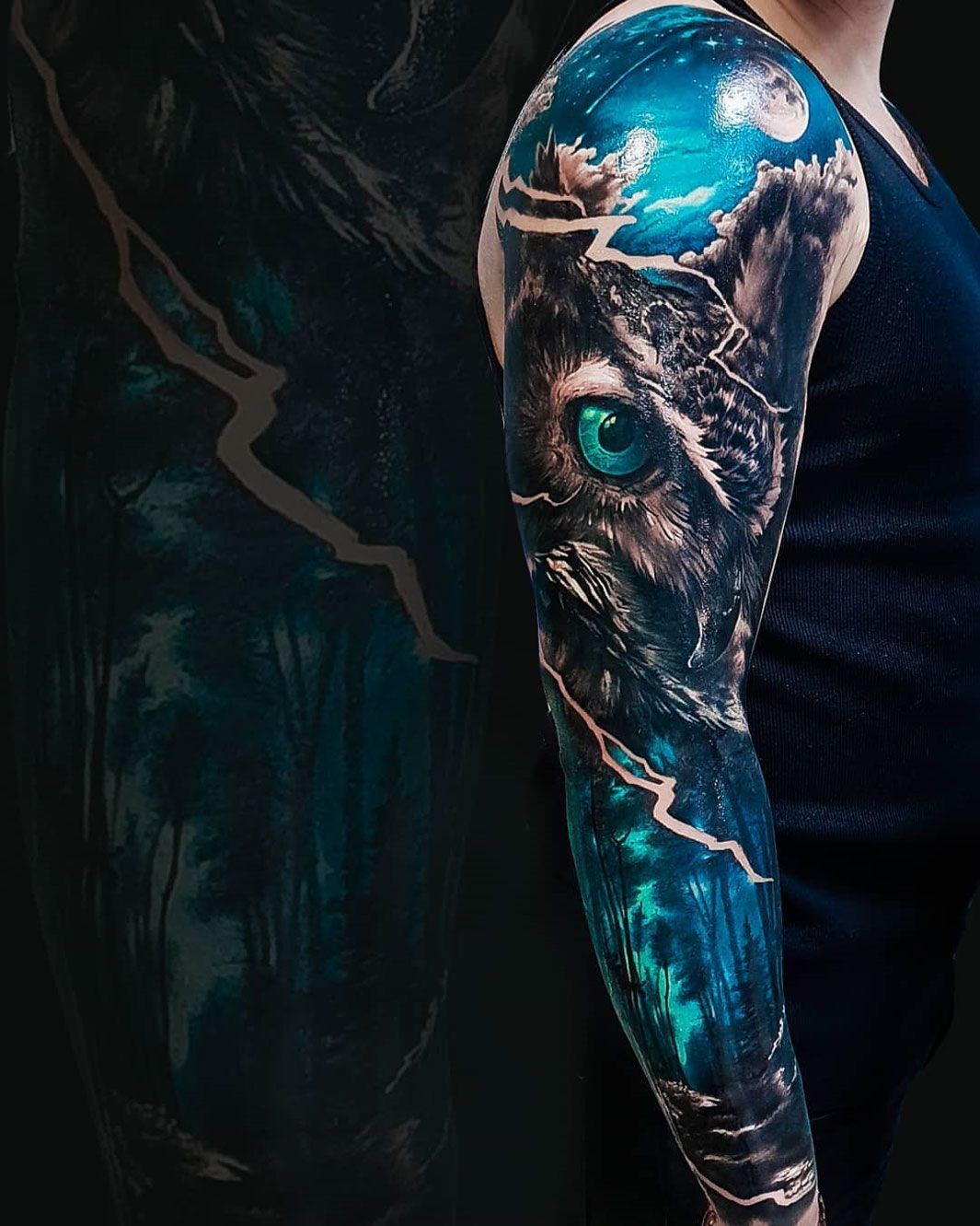 Night Owl Sleeve -   15 night owl tattoo
 ideas