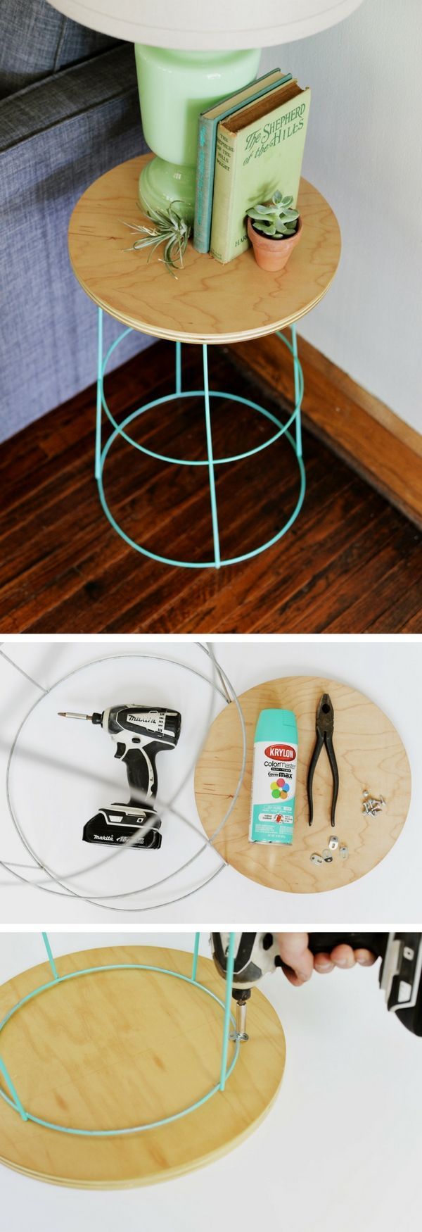 19 Easy & Unique DIY Side Table Ideas You Can Build on a Budget -   16 diy projects Decoration side tables
 ideas