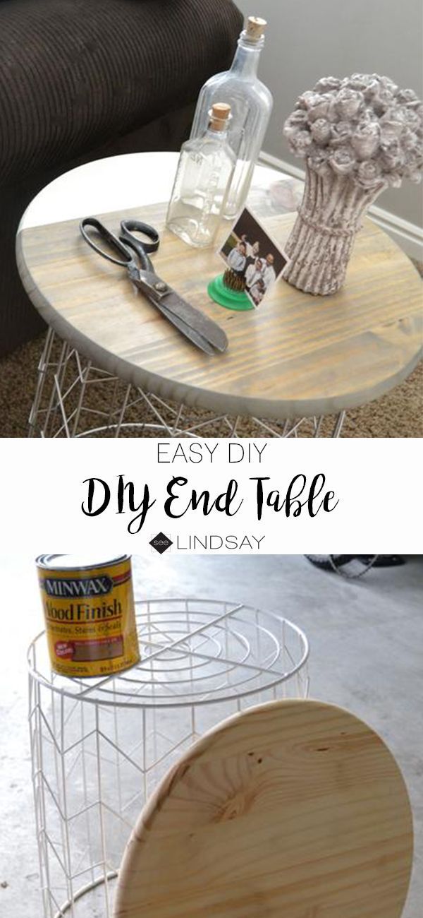 DIY Side Table -   16 diy projects Decoration side tables
 ideas