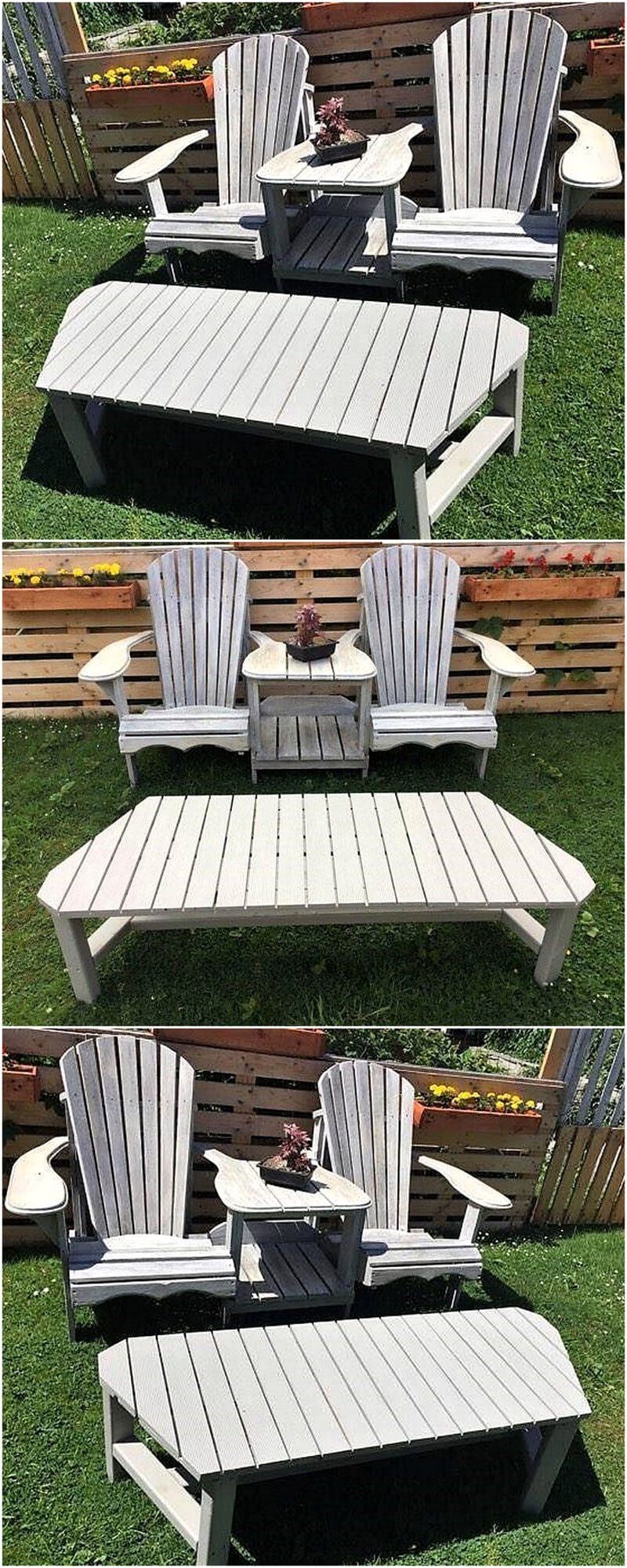 Creative Creations with Recycled Wood Pallets -   16 garden furniture people
 ideas