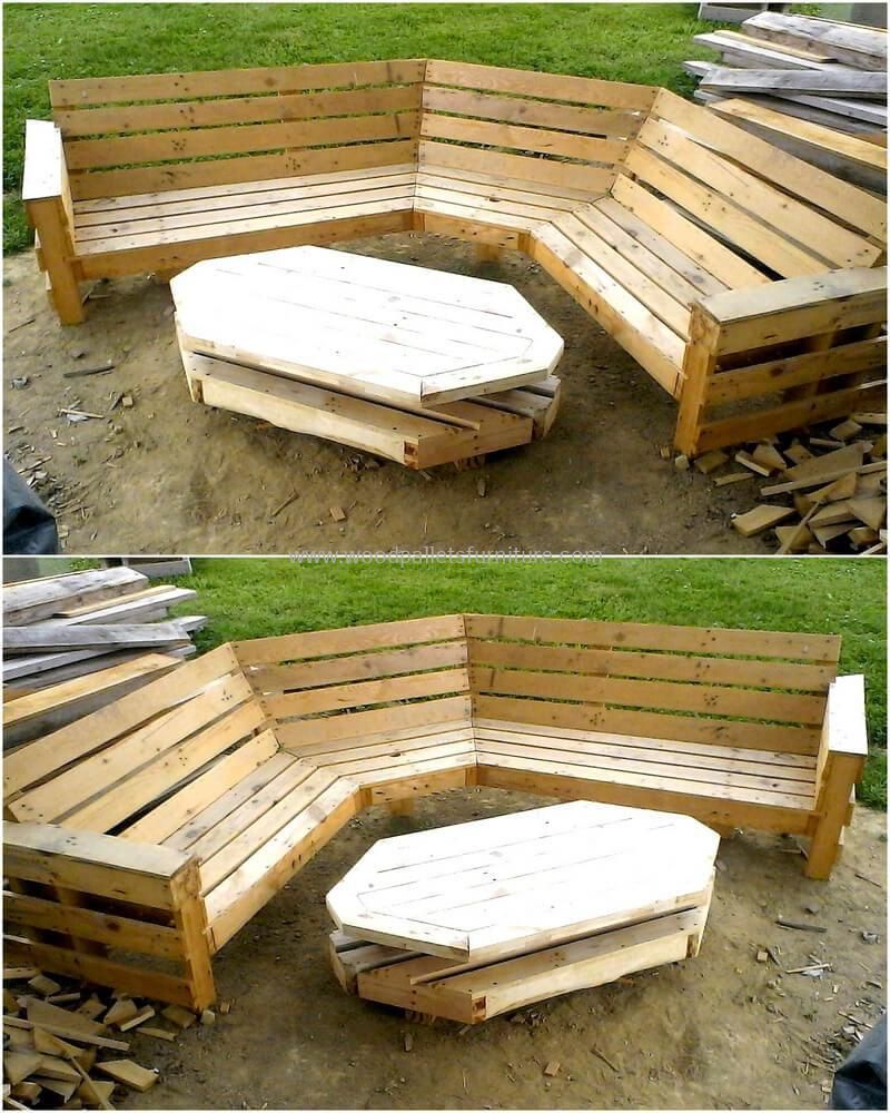 Some Different Ideas with Used Pallets -   16 garden furniture people
 ideas