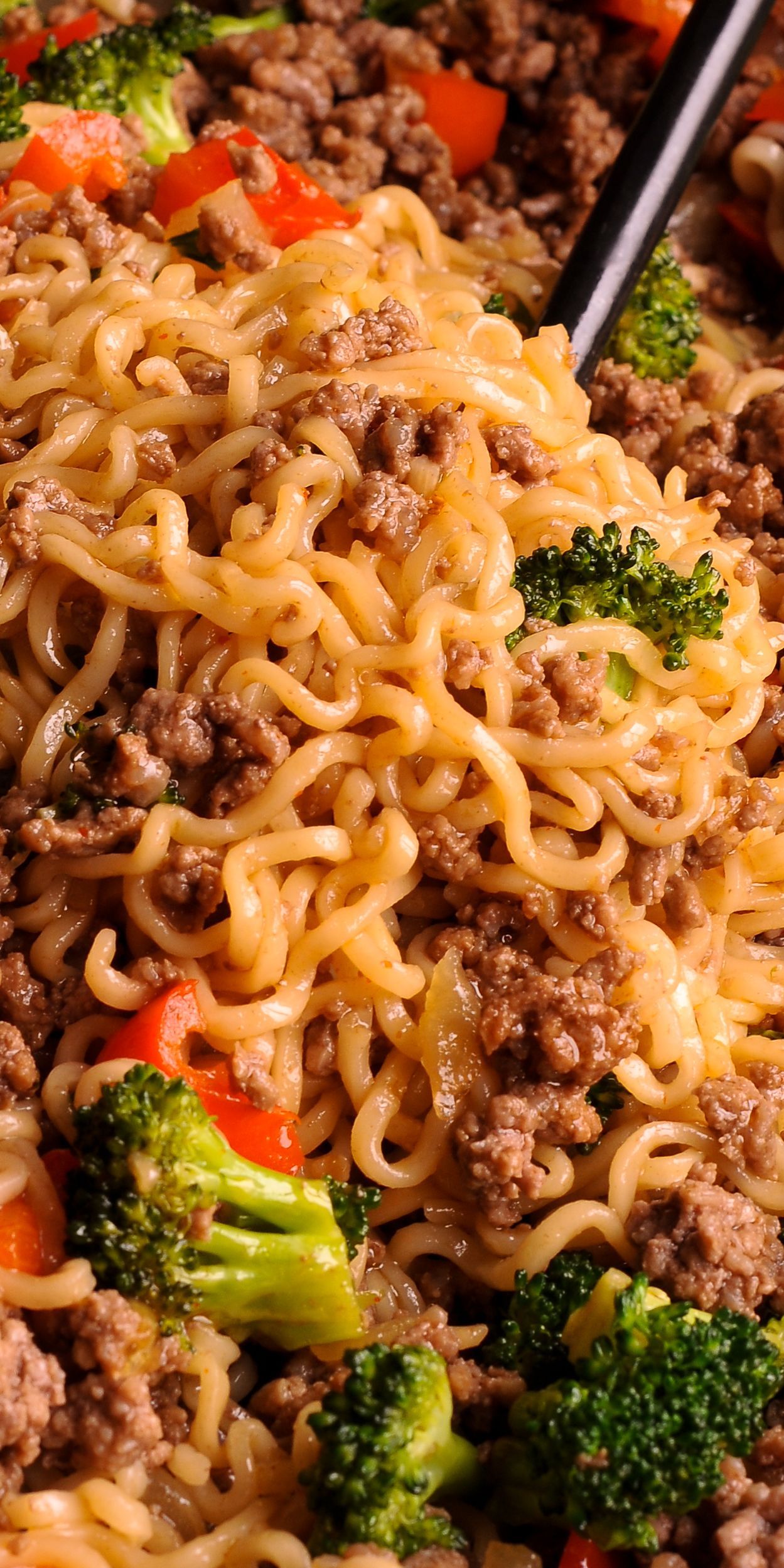 Beef Ramen Noodles Stir Fry -   16 lunch recipes noodles
 ideas