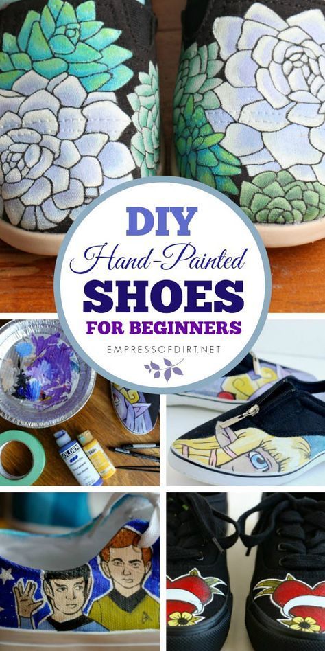 How to Paint Shoes -   17 DIY Clothes Shoes fashion
 ideas