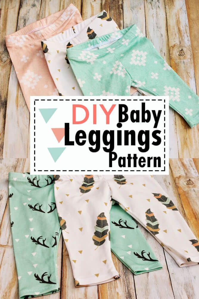 DIY Free Baby Leggings Pattern - Sewing DIY Christmas Baby Gifts -   18 fabric crafts For Children diy baby
 ideas