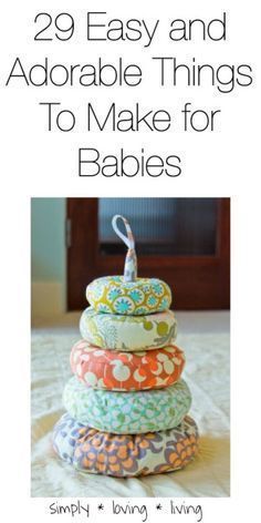 18 fabric crafts For Children diy baby
 ideas