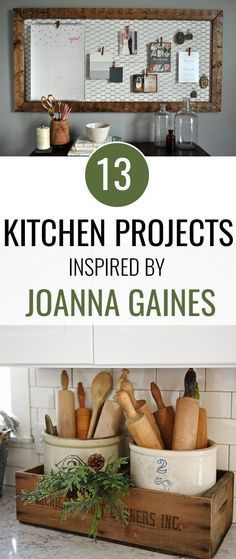 13 Kitchen Projects Inspired by Joanna Gaines -   18 farmhouse decor dining
 ideas
