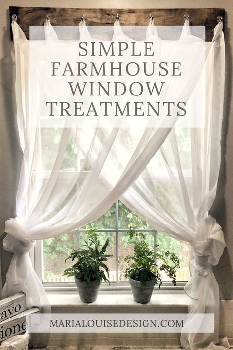 Simple Farmhouse Window Treatments -   18 farmhouse decor dining
 ideas