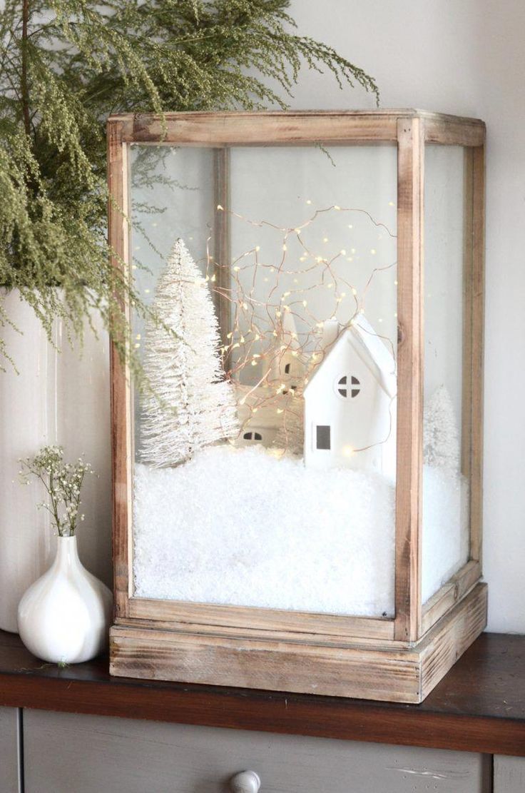 DIY Christmas Village for the Cozy Minimalist -   19 diy christmas village
 ideas