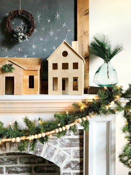 DIY Wooden Christmas Village -   19 diy christmas village
 ideas