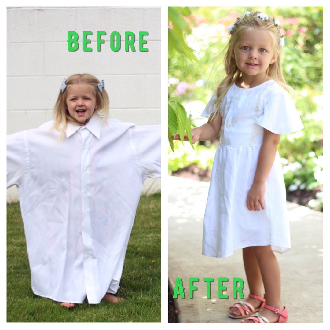 Recycling Old Shirts Is the Most Affordable (and Cutest!) Way to Make Clothes for Kids -   19 DIY Clothes For Kids dresses
 ideas