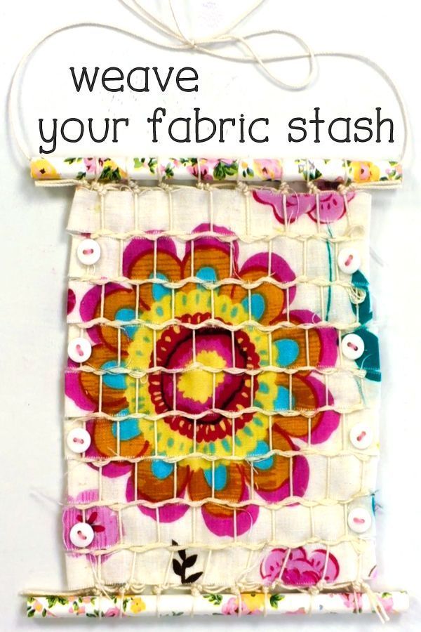 Learn to Weave an Easy Mini Tapestry -   19 fabric crafts Art wall hangings
 ideas