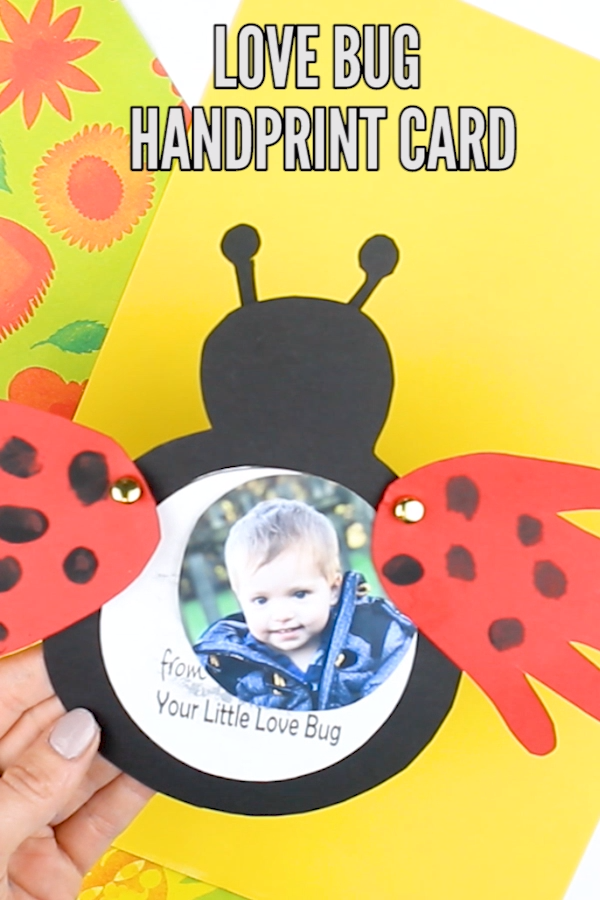 Love Bug Handprint Card -   20 mothers day crafts
 ideas