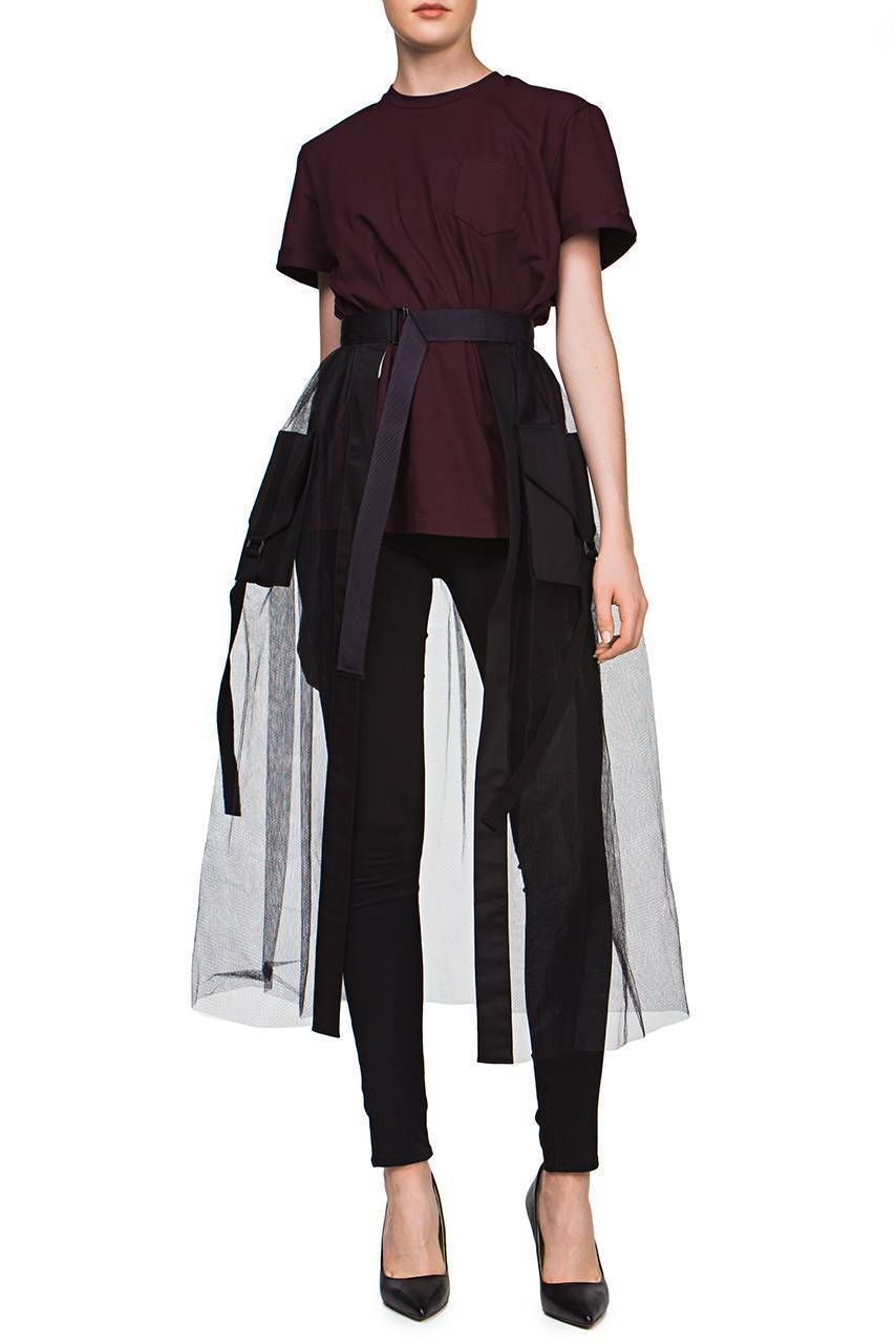 Tulle Cargo Pocket Skirt – Black -   21 DIY Clothes Fashion tulle skirts
 ideas