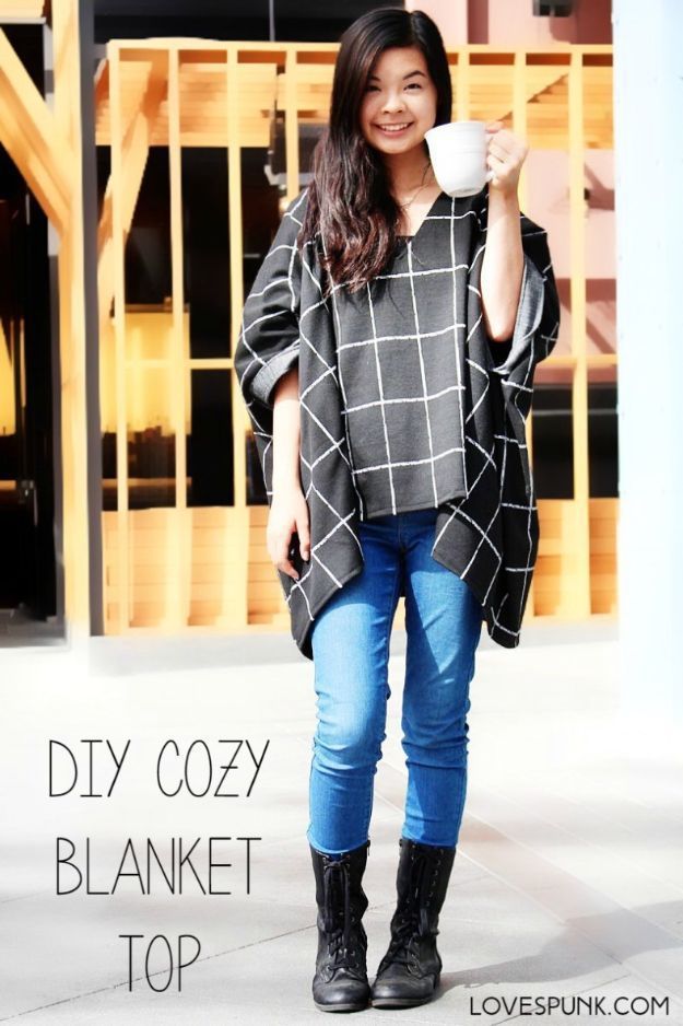 34 DIY Clothes Ideas For Your Fall Wardrobe -   21 DIY Clothes Winter easy
 ideas