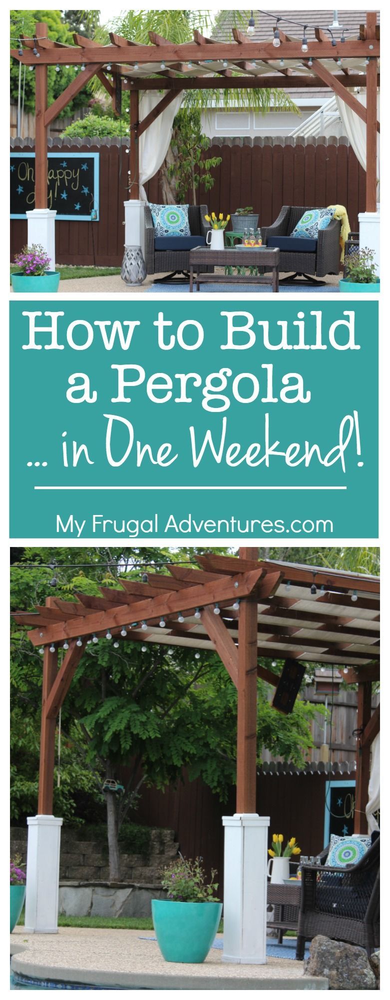 How to Build a Pergola -   21 diy garden steps
 ideas
