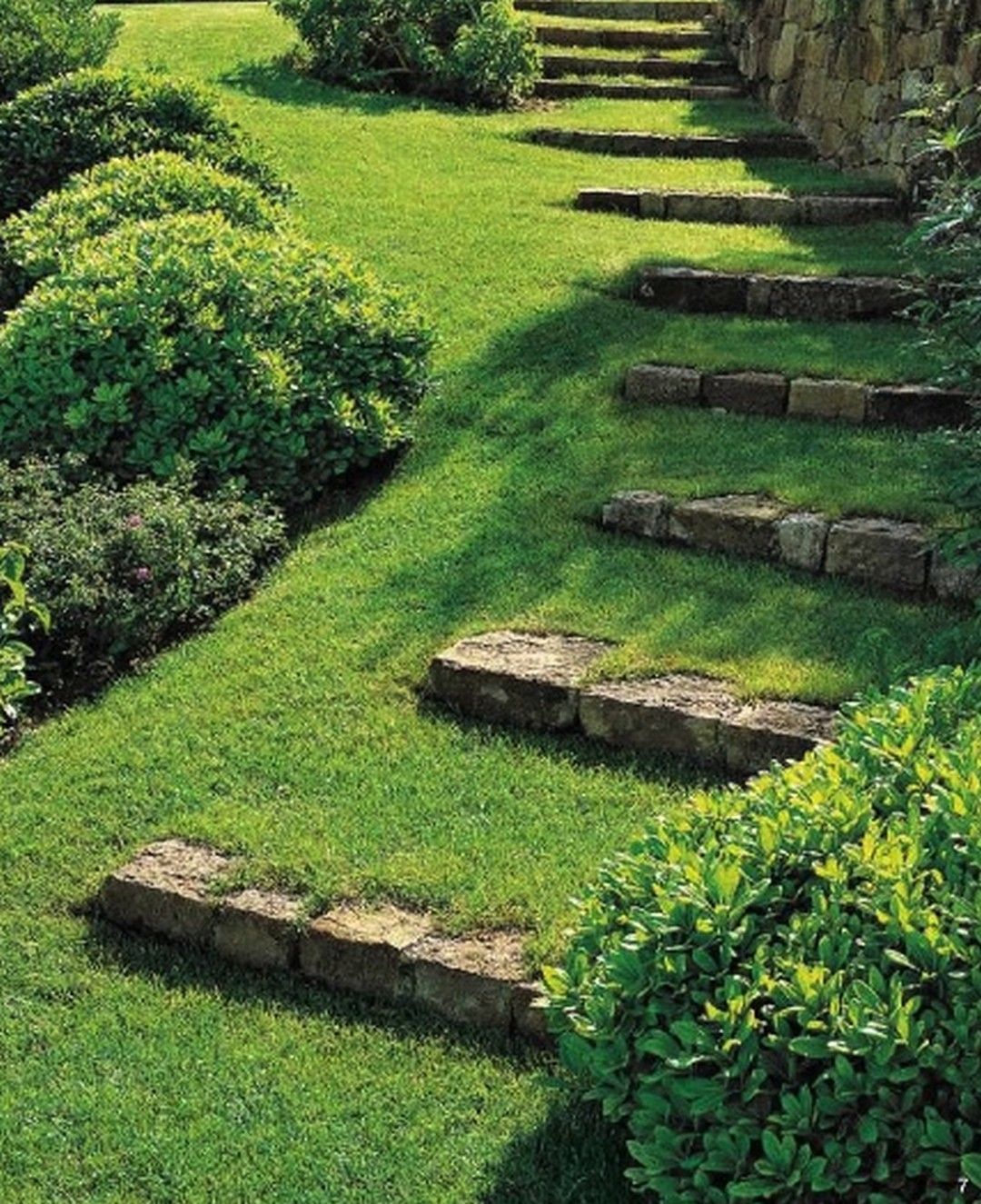 23 Lovely DIY Garden Pathway Steps On A Slope -   21 diy garden steps
 ideas