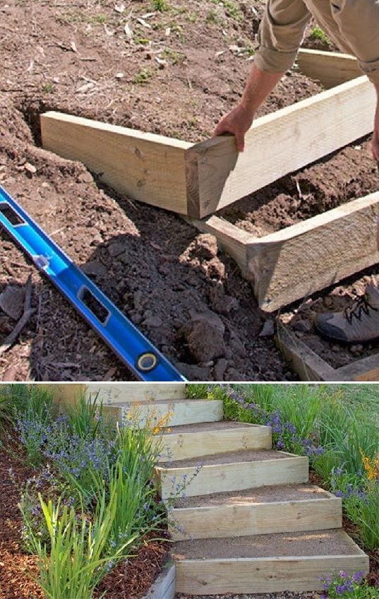 How to build outdoor stairs -   21 diy garden steps
 ideas