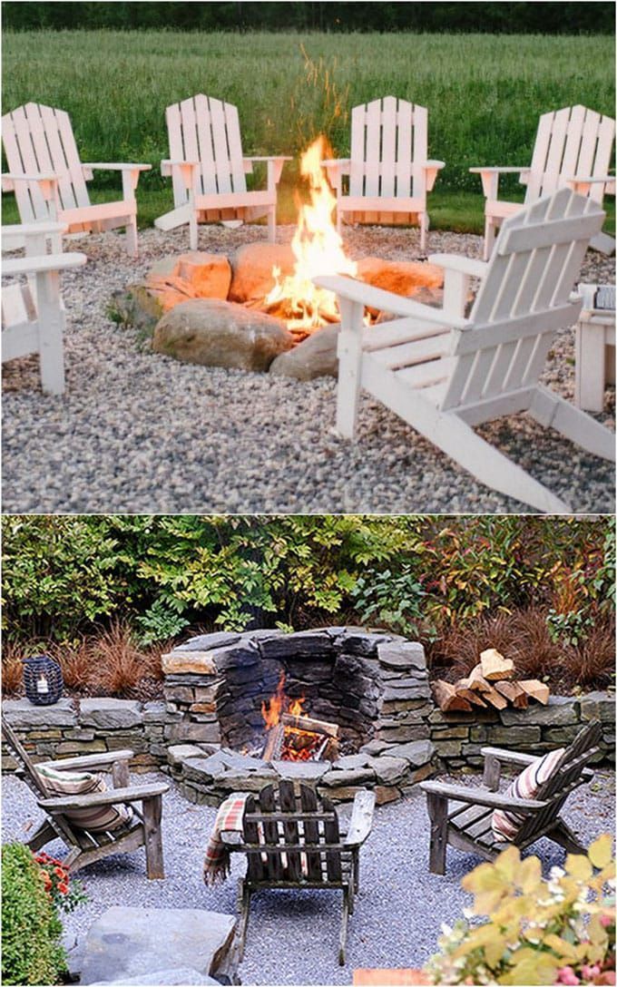 24 Best Fire Pit Ideas to DIY or Buy ( Lots of Pro Tips! ) -   21 diy patio fire pit ideas