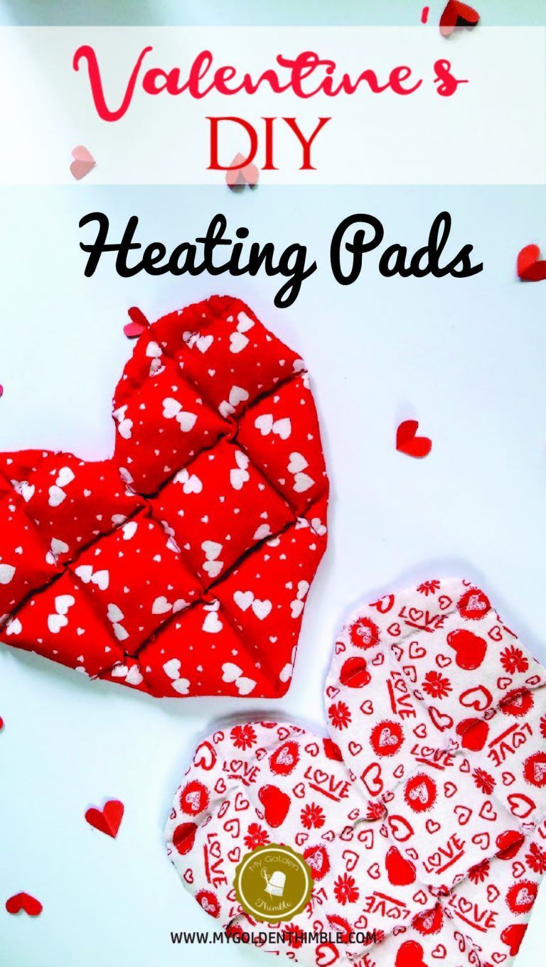 Heart Heating Pads, A thoughtful Valentine's DIY gift -   21 fabric crafts For Teens make and sell
 ideas