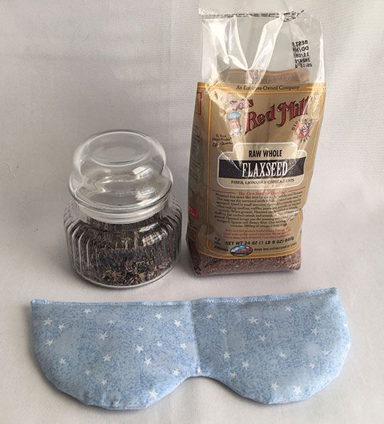 Lavender & Flax Seed Eye Mask -   21 fabric crafts For Teens make and sell
 ideas