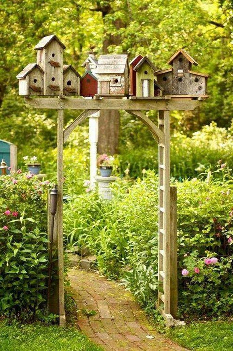 46 LOVELY BIRD CAGE IDEAS FOR YOUR GARDEN -   21 rustic garden flowers
 ideas