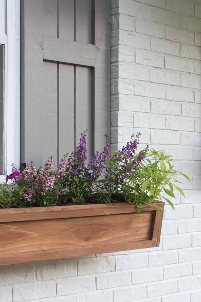 DIY Cedar Window Planters -   22 long style diy
 ideas