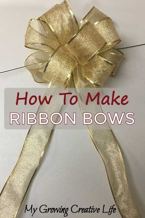 How to Make Ribbon Bows -   22 prize ribbon crafts ideas