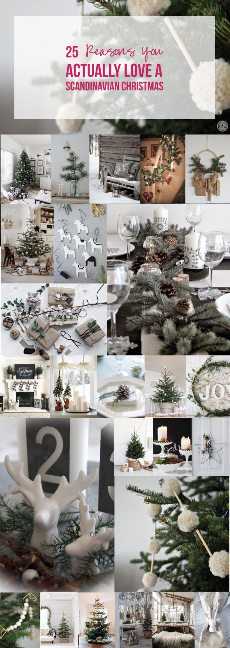 25 Reasons You ACTUALLY Love a Scandinavian Christmas -   23 scandinavian christmas decor
 ideas