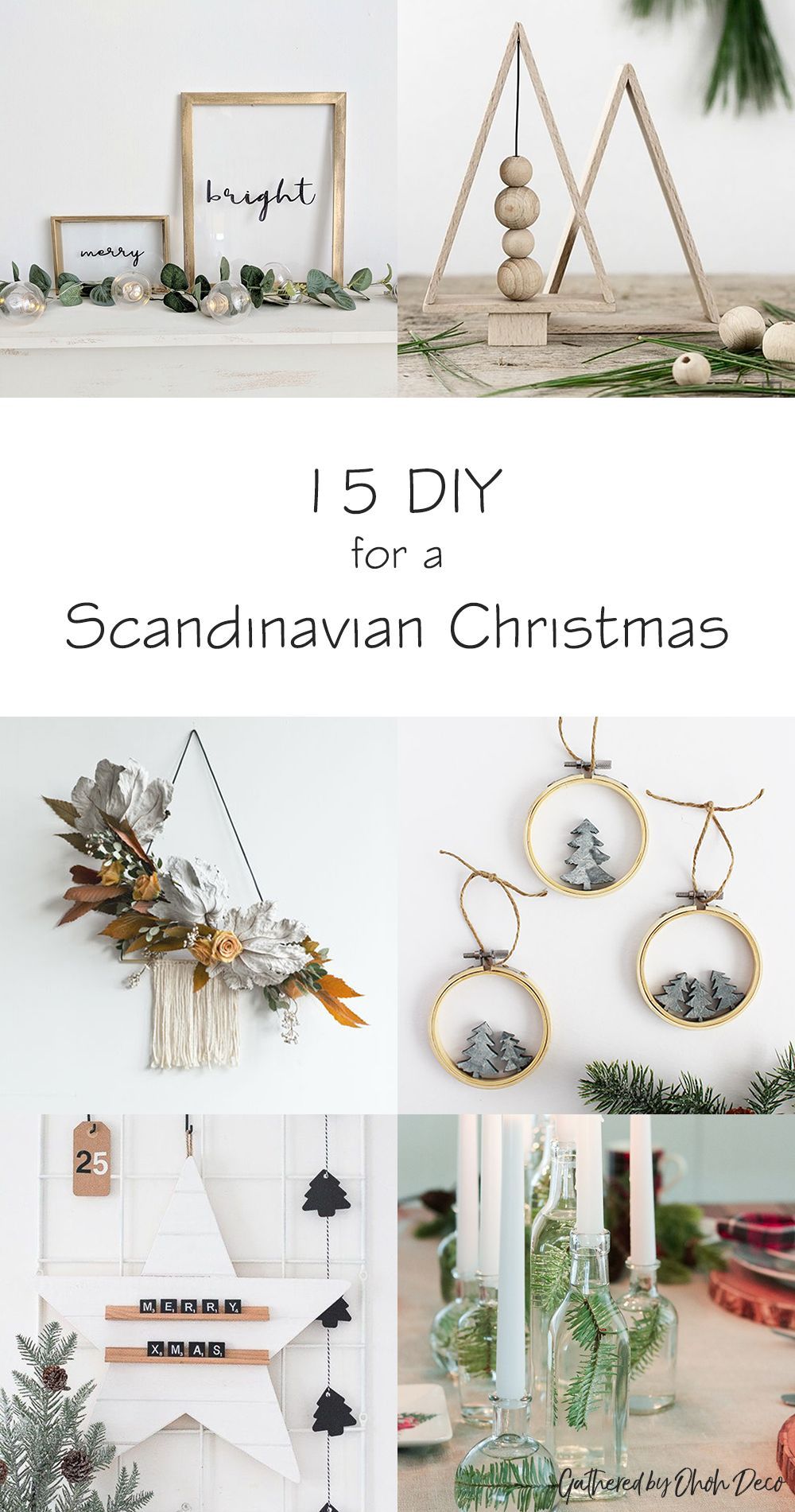 15 DIY to create a scandinavian Christmas decor -   23 scandinavian christmas decor
 ideas